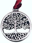 Pewter Small Tree of Life Circle Ch