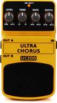 Behringer ULTRA CHORUS UC200 Ultimate Stereo Chorus Effects Pedal, Yellow