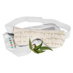 The Nature's Co. Eucalyptus Eye Pillow with Band, Smooth Sleep Mask with Flexible & Adjustable Strap | Comfortable, Lightweight, & Durable Eye Mask for Restfull Deep Sleep (125 gm)