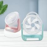 Drumstone (EXCLUSIVE OFFER WITH 5 YEARS WARRANTY) Small Portable Rechargeable Electric Fan Custom Bracket Adjustable Cooling Mini USB Desk Handheld Fan Best For Gifting Love Ones
