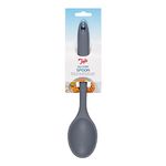 Tala Silicone Serving Spoon in Grey Colour, Heat Resistant up to 240 Degrees and Ideal for Serving all tasks of Sauces and Soups, Ideal to use with Non-Stick Cookware, Dishwasher Safe