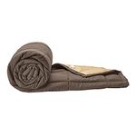 Wakefit Comforter Single Bed | 220 GSM | Blanket Single Bed, AC Comforter Single Bed, Quilt, AC Blanket, Dohar Single Bed, Diwali Gifts, Reversible Microfiber (Brown and Beige)