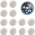 12 Pack Wool Dryer Balls, BettyerJonny XL Premium Reusable Natural Fabric Softener, Saving Energy and Time, Reduces Clothing Wrinkles, Baby Safe and Hypoallergenic for 1000+ Loads (7cm)