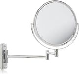 Jerdon JP7808C 8" Diameter Wall Mount Mirror, Chrome