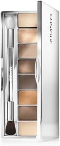 Clinique All About Shadow Eye Shadow Palette, 8 Silky + Buildable Shades | Safe For Sensitive Eyes, A Nude Honey Mood