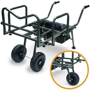 Carp Fishing Barrow With Storage Bag Double or Single Wheel Trolley DYNAMIC