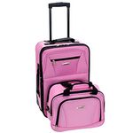 ROCKLAND Luggage 2-Piece Set, Pink, One Size