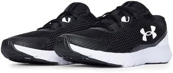 Under Armour Women's UA W Surge 3, Ultra-Responsive Running Shoes for Women, Lightweight and Breathable Gym Shoes, Women's Trainers with Superior Cushioning Black White White
