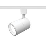 WAC Lighting H-LED202-30-WT Contemporary Summit ACLED 15W Beamshift Line Voltage Cylinder H-Track Head