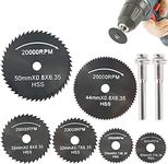 8Pcs HSS Rotary Tool Saw Blades, Mi