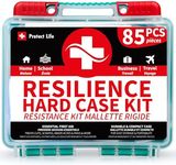 Protect Life Hard Case Business First Aid Kit, Emergency First Aid Kit for Office Setting, First Aid Kits for Businesses (85 Pieces (Hard-Shell Kit))