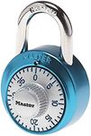 Master Lock 1561DLTBLU Locker Lock Combination Padlock, 1 Pack, Light Blue