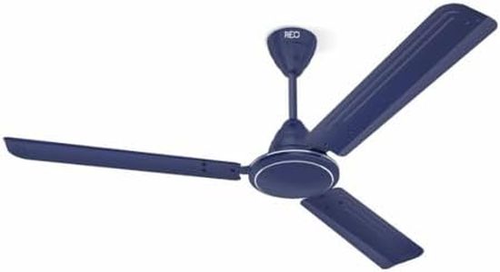 Havells REO Tejas 1200mm ES Ceiling Fan | High Speed, High Air Delivery | Strong & Powerful Copper motor, Air Delivery: 218 m³/min, RPM: 370, 2 Year Warranty | (Pack of 1, Matt Blue)