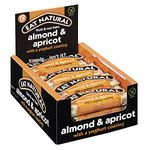 Eat Natural Bars with Yoghurt Coating Fruit Nut Cereal Bars, Almond & Apricot 50g (Pack of 12)