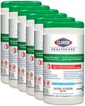 CloroxPro Clorox Healthcare Hydrogen Peroxide Cleaner Disinfectant Wipes, 95 Count (Pack of 6), Bleach Free, Benzl Alcohol Free, Compatible with many healthcare equipment surfaces