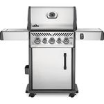 Napoleon Rogue SE 425 BBQ Grill, Stainless Steel, Propane Gas - RSE425RSIBPSS-1 - with Three Burners and Infrared Sear Station Side Burner and Rear Burner, Barbecue Gas Cart, Gas BBQ Cart