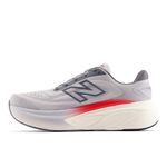New Balance Men's Fresh Foam X More V6 Running Shoe, Grey Matter/True Red/Castlerock, 10 M