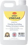 Spirit White Vinegar Food Grade Acetic Acid 5% Liquid for Household Cleaning, Cooking, Baking and Pickling - 5L, Pack of 1