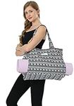 Aozora Yoga Mat Bag Tote Sling Carrier with Yoga Mat Carrier Pocket Carryall Shoulder Bag Light and Durable (Elephant)