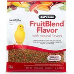 ZuPreem FruitBlend Flavor Pellets Bird Food for Very Small Birds, 2 lb - Daily Blend Made in USA for Canaries, Finches