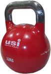 USI UNIVERSAL THE UNBEATABLE Kettlebells, Kettlebell For Fitness, 40Kg Kettlebell For Home Gym, CKB40 Competition Kettlebell With Steel Hollow Construction, Textured Wide Handle & Wide Base