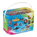 Hama 28178320140 Giant Set of 10,000 Bucket, Offical Arts and Crafts Set, Midi Beads for Boys and Girls Ages 5+, Multicolour