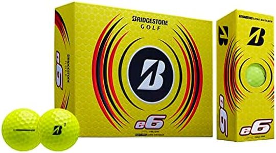 Bridgestone 2023 e6 Yellow Golf Ball-Dozen