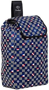 EverBest Removable Bag for Shopping Trolley (Blue Chess)