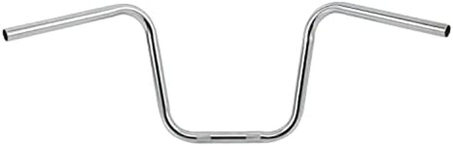 7/8'' Drag Ape Hanger Handlebar Fit Bobber Brat Cafe Chopper Custom Motorcycles Harley Sportster Chrome (8 inch)