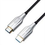 DHIVIS 4K Optical Fiber HDMI 2.0b,10 Meters, Speed 18Gbps- 4K 60hz - HDCP 2.2, HDR 10 and Dolby Vision, (Pixel Series)