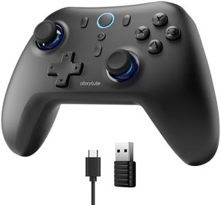 C6 Wireless PC Controller, Bluetooth Game Controller - 1000Hz Hall Triggers & Joysticks for Windows PC, Nintendo Switch Pro/OLED/Lite, Steam Deck, Android TV/Mobile, iPhone MAC & Tesla Vibration Turbo