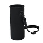 DYTHHN Insulated Bottle Holder Carrier Shoulder Strap Water Bottle Pouch Bag Portable Water Bottle Sling Carrier Neoprene Water Bottle Carrier for Hiking Walking Mountaineering