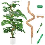 LMAIVE Moss Pole, Moss Pole for Plants Monstera, Bendable Plant Sticks Support, Plant Stakes for Indoor Plants, 45''Coco Coir Pole Plant Support, Monstera Moss Pole for Climbing Plants Growth