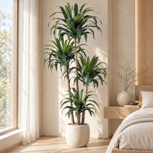 Keeplush Artificial Tropical Agave Plant-6ft, UV Resistant Fake Tree