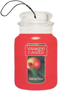 6 Yankee Candle Macintosh Classic (Paperboard) Car Jar 2 Packs of 3 Apple Scent