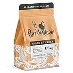 Purr & Miaow - Complete Dry Grain Free Adult Cat Food, Duck & Turkey, 1.5kg