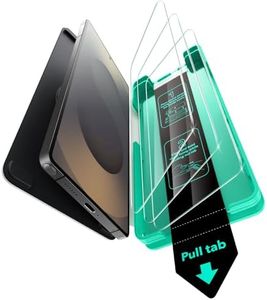 ESR 3 Pack for Samsung Galaxy S25 Ultra Screen Protector, 9H+ Hardness HD Clear Tempered Glass with Easy Installation UltraFit tray for S25 Ultra Screen Protector 6.9-inches, Case Friendly