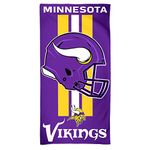 WinCraft NFL Minnesota Vikings Towel30x60 Beach Towel, Team Colors, One Size