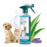 Natural Remedies Fresh Me Up Bloom Mild Waterless Spray Cleanser for Dogs, Cats and Pups of All Breeds, Deep Cleans, Deodorises & Hydrates, Daily Use, Lick Safe, Natural and Safe, 420 ml (Pack of 1)