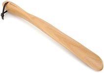 muso wood Shoe Horn Long Handle for Seniors,Wooden Shoehorn for Men, Women, Kids,Pregnancy