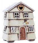 Village Pottery Cream Beehive House Tealight Holder