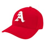 4sold Casual Baseball Gothic B Letter Cap Caps Snap Back Hat Hats Snapback Trucker Cap Headwear (red A White)