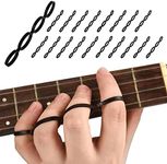 IMPRESA 20 Pack Finger Exerciser for All Instruments - Dexterity Improvement Grip Strength Trainer - Guitar Exerciser to Increase Transition Speed - Adjustable Tension Finger Stretcher