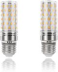 E27 LED Bulbs Light 7W (75W Halogen Equivalent), Warm White 3000K 950LM, 80 CRI, AC100-265V Non-dimmable Small Edison Screw Bulb for Home Lighting, 2-Pack