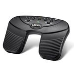 LEKATO Bluetooth Page Turner Pedal, Rechargeable Wireless Page Turner, Silent Foot Pedal for Tablets Smartphones, Music Practise Reading App Controller