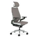 Steelcase Gesture Ergonomic Office Chair With 360° Armrests, 3D Live Back Lumbar Support, Adjustable Headrest Mocca