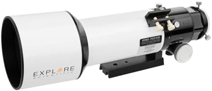 Explore Scientific FCD100 Series 80mm Air-Spaced Apochromatic Triplet Refractor Telescope for Astrophotography Astronomy