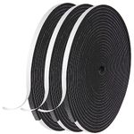 Weather Stripping Door Seal Strip,High Density Foam Tape,Doors and Windows Insulation Soundproofing Weatherproof,Self Adhesive Rubber Weatherstrip Door Seal Strip (1/4'' x 1/8'' x 49Feet)