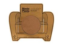 MastaPlasta Self-Adhesive Premium Leather Repair Patch, Large Circle, Suede Tan - 3 x 3 Inch - First-aid for Sofas, car Seats & More