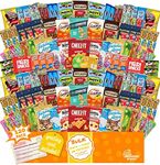 Snack Box Care Package (120 Count) Variety Snacks Easter candy Gift Box - College Students,Back to school Military, Work or Home - Chips Cookies & Candy! Sweet Choice